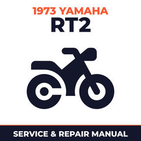 1973 Yamaha RT2 Service and Repair Manual - motorcycle workshop manual cover