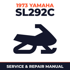1973 Yamaha SL292C Service and Repair Manual - snowmobile workshop manual cover