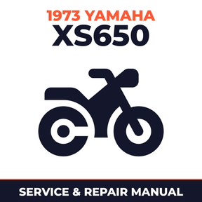 1973 Yamaha XS650 Service and Repair Manual - motorcycle workshop manual cover