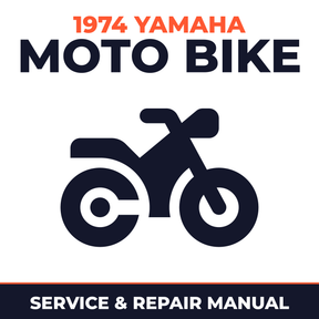 1974 Yamaha MOTO BIKE Service and Repair Manual - motorcycle workshop manual cover