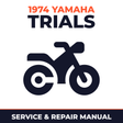 1974 Yamaha TRIALS Service and Repair Manual - motorcycle workshop manual cover