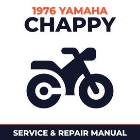1976 Yamaha CHAPPY Service and Repair Manual - motorcycle workshop manual cover