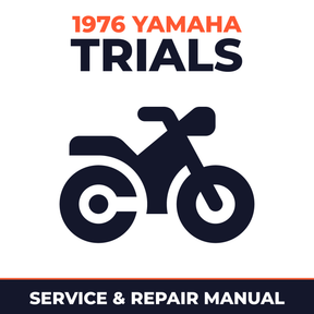 1976 Yamaha TRIALS Service and Repair Manual - motorcycle workshop manual cover
