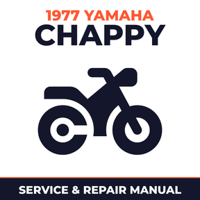 1977 Yamaha CHAPPY Service and Repair Manual - motorcycle workshop manual cover