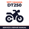 1977 Yamaha DT250 Service and Repair Manual - motorcycle workshop manual cover