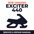 1978 Yamaha EXCITER 440 Service and Repair Manual - snowmobile workshop manual cover