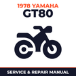1978 Yamaha GT80 Service and Repair Manual - motorcycle workshop manual cover