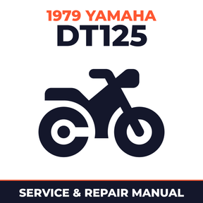 1979 Yamaha DT125 Service and Repair Manual - motorcycle workshop manual cover