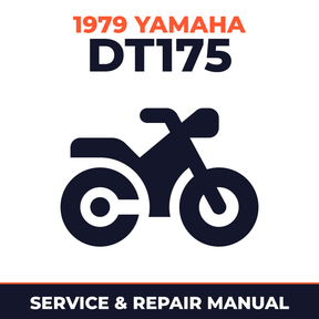 1979 Yamaha DT175 Service and Repair Manual - motorcycle workshop manual cover