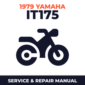 1979 Yamaha IT175 Service and Repair Manual - motorcycle workshop manual cover