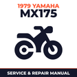 1979 Yamaha MX175 Service and Repair Manual - motorcycle workshop manual cover