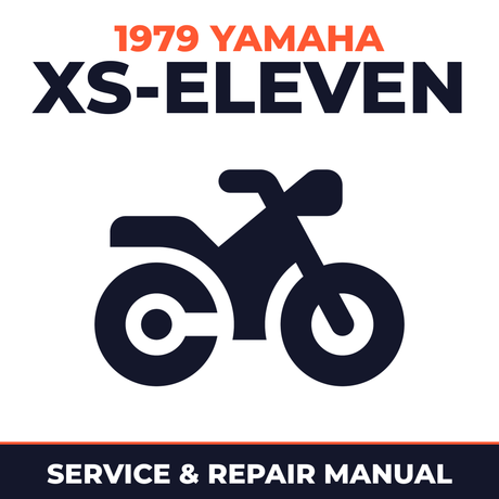 1979 Yamaha XS-Eleven Service and Repair Manual - motorcycle workshop manual cover