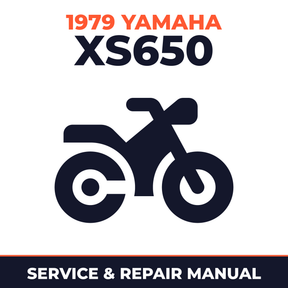 1979 Yamaha XS650 Service and Repair Manual - motorcycle workshop manual cover