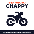 1980 Yamaha CHAPPY Service and Repair Manual - motorcycle workshop manual cover