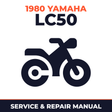 1980 Yamaha LC50 Service and Repair Manual - motorcycle workshop manual cover