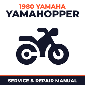 1980 Yamaha Yamahopper Service and Repair Manual - motorcycle workshop manual cover