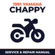 1981 Yamaha CHAPPY Service and Repair Manual - motorcycle workshop manual cover