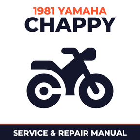 1981 Yamaha CHAPPY Service and Repair Manual - motorcycle workshop manual cover