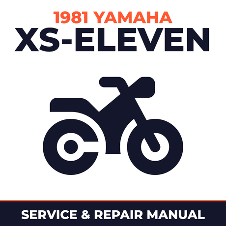 1981 Yamaha XS-Eleven Service and Repair Manual - motorcycle workshop manual cover