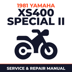 1981 Yamaha XS400 SPECIAL II Service and Repair Manual - motorcycle workshop manual cover
