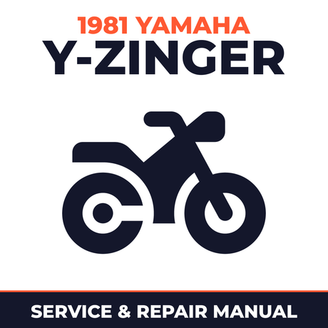 1981 Yamaha Y-Zinger Service and Repair Manual - motorcycle workshop manual cover