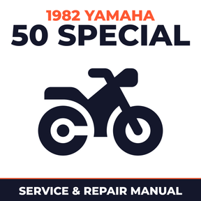 1982 Yamaha 50 SPECIAL Service and Repair Manual - motorcycle workshop manual cover