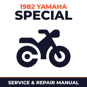 1982 Yamaha Special Service and Repair Manual - motorcycle workshop manual cover