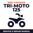 1982 Yamaha TRI-MOTO 125 Service and Repair Manual - ATV workshop manual cover