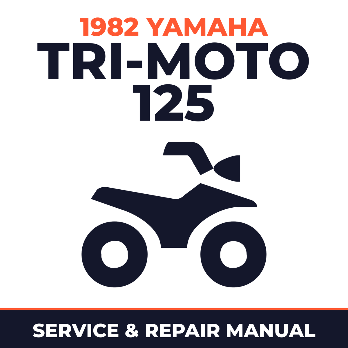 1982 Yamaha TRI-MOTO 125 Service and Repair Manual - ATV workshop manual cover