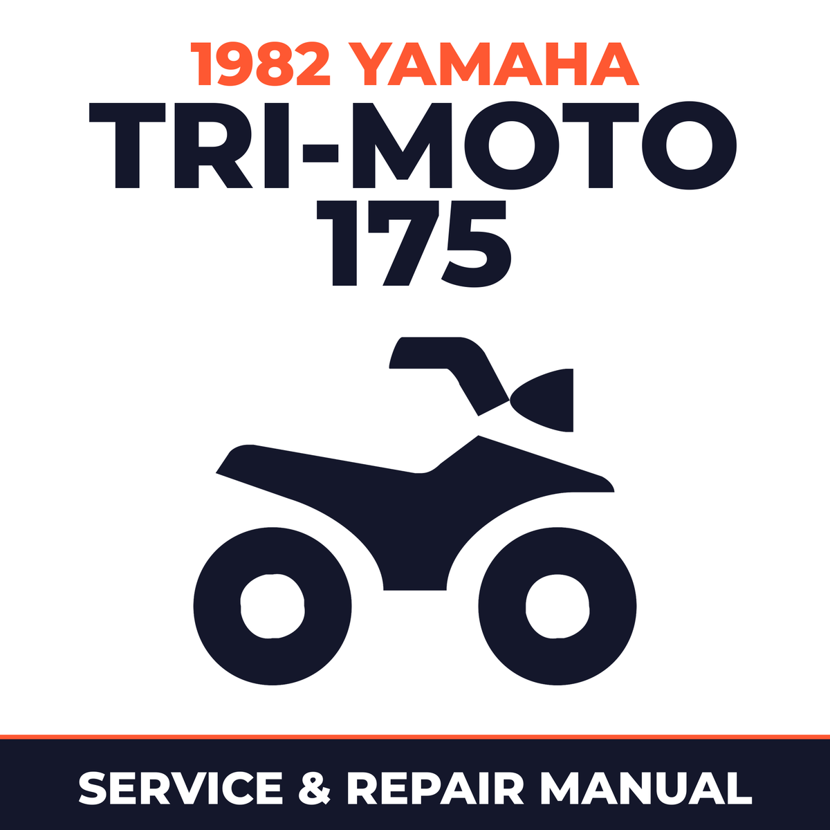 1982 Yamaha TRI-MOTO 175 Service and Repair Manual - ATV workshop manual cover