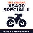 1982 Yamaha XS400 SPECIAL II Service and Repair Manual - motorcycle workshop manual cover
