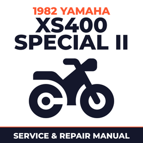 1982 Yamaha XS400 SPECIAL II Service and Repair Manual - motorcycle workshop manual cover