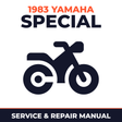 1983 Yamaha Special Service and Repair Manual - motorcycle workshop manual cover