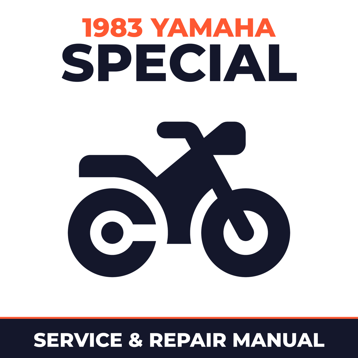 1983 Yamaha Special Service and Repair Manual - motorcycle workshop manual cover
