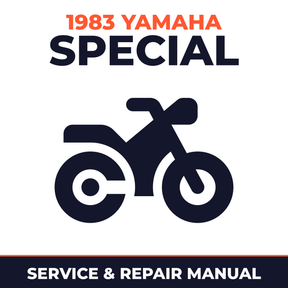 1983 Yamaha Special Service and Repair Manual - motorcycle workshop manual cover