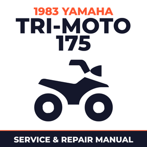1983 Yamaha TRI-MOTO 175 Service and Repair Manual - ATV workshop manual cover