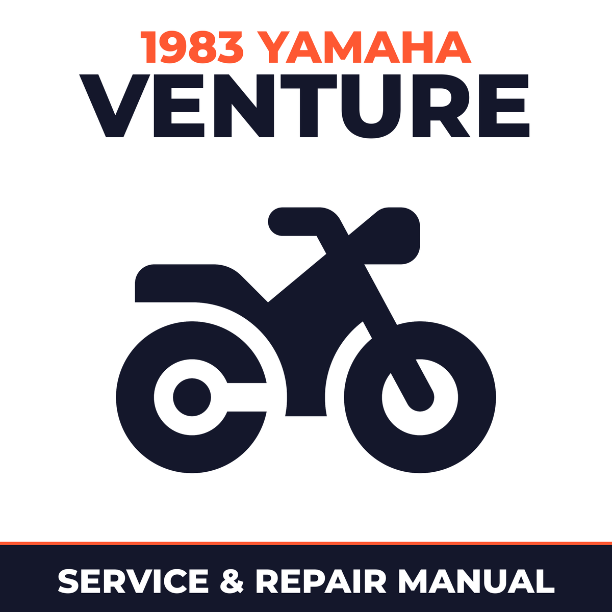 1983 Yamaha Venture Service and Repair Manual - motorcycle workshop manual cover