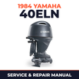 1984 Yamaha 40ELN 2 stroke Service and Repair Manual