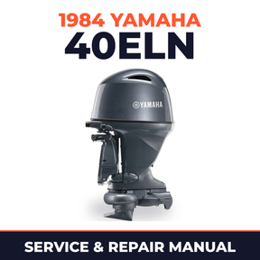 1984 Yamaha 40ELN 2 stroke Service and Repair Manual