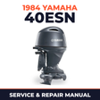 1984 Yamaha 40ESN 2 stroke Service and Repair Manual