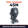 1984 Yamaha 4SN 2 stroke Service and Repair Manual