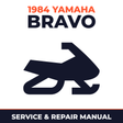 1984 Yamaha BRAVO Service and Repair Manual - snowmobile workshop manual cover