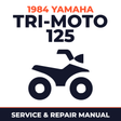 1984 Yamaha TRI-MOTO 125 Service and Repair Manual - ATV workshop manual cover