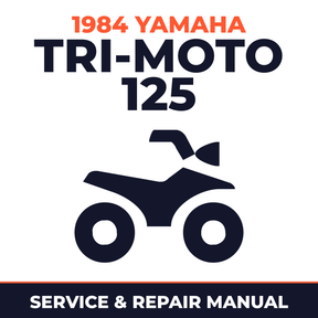 1984 Yamaha TRI-MOTO 125 Service and Repair Manual - ATV workshop manual cover