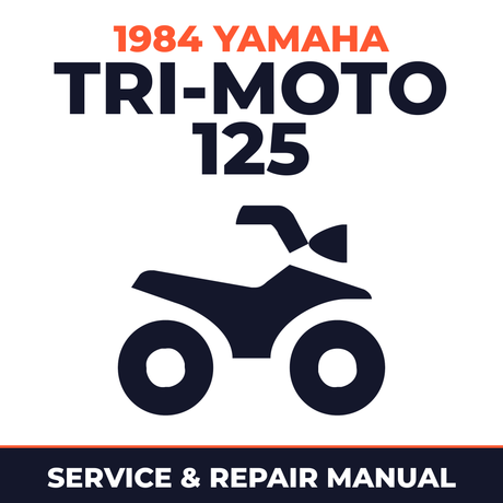 1984 Yamaha TRI-MOTO 125 Service and Repair Manual - ATV workshop manual cover