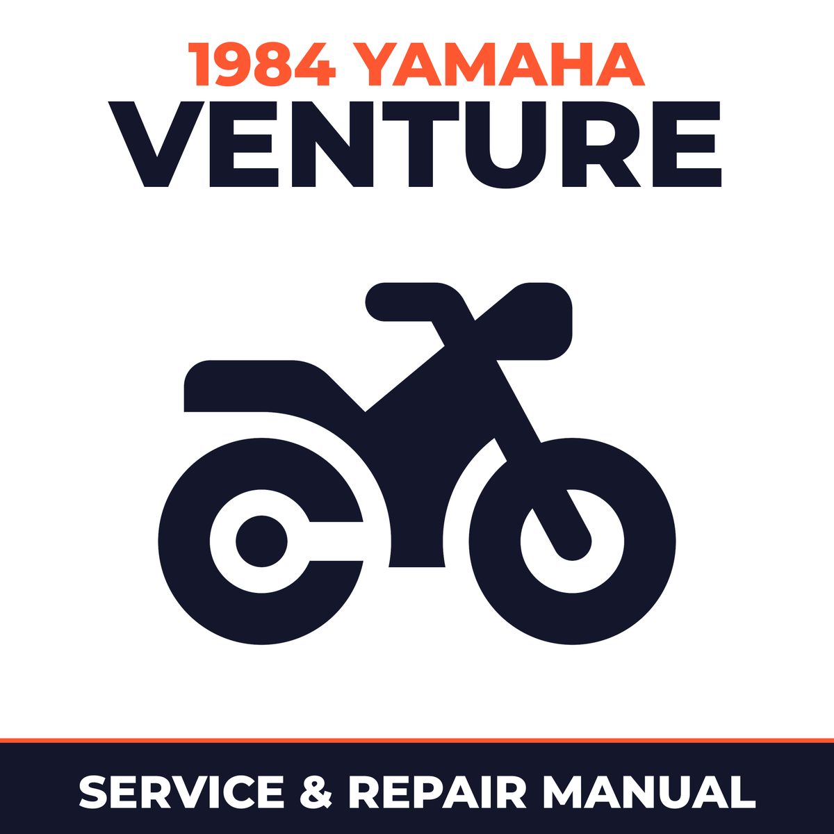 1984 Yamaha VENTURE Service and Repair Manual - motorcycle workshop manual cover