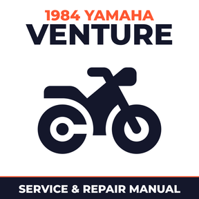 1984 Yamaha VENTURE Service and Repair Manual - motorcycle workshop manual cover