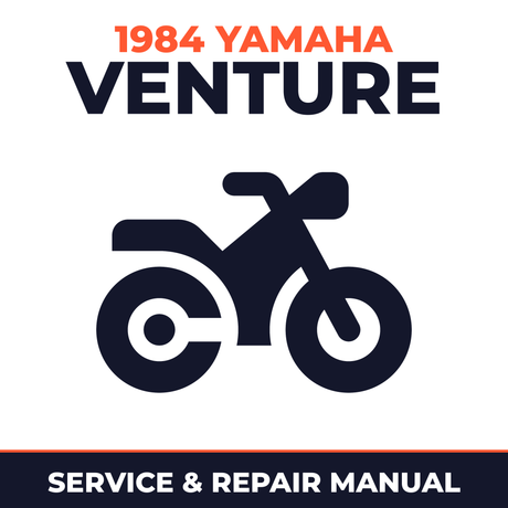 1984 Yamaha VENTURE Service and Repair Manual - motorcycle workshop manual cover