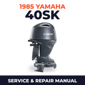 1985 Yamaha 40SK 2 stroke Service and Repair Manual