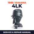 1985 Yamaha 4LK 2 stroke Service and Repair Manual